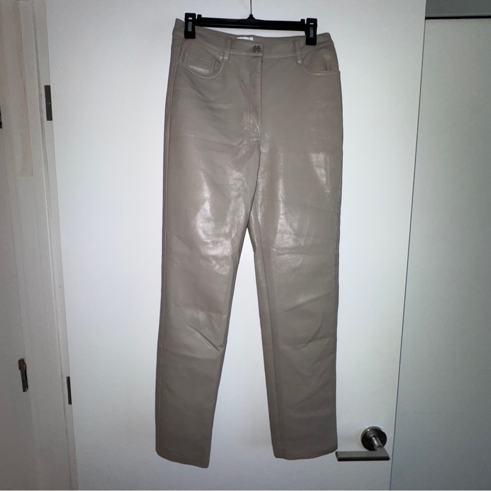 ARITZA - Wilfred - The Melina Pant - High-waisted Vegan Leather pants - Size 6